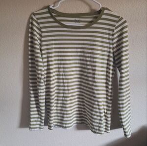 Madewell striped l/s shirt